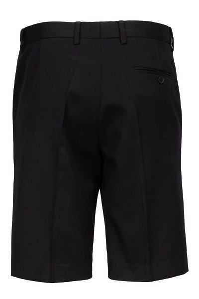 Black Senior Boys Slim Fit Shorts - Image 2