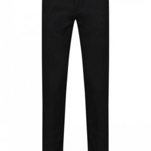 Black Senior Boys' Slim Fit Trousers