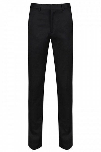 Charcoal Senior Boys' Slim Fit Trousers